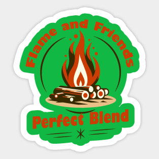 Campfire Sticker